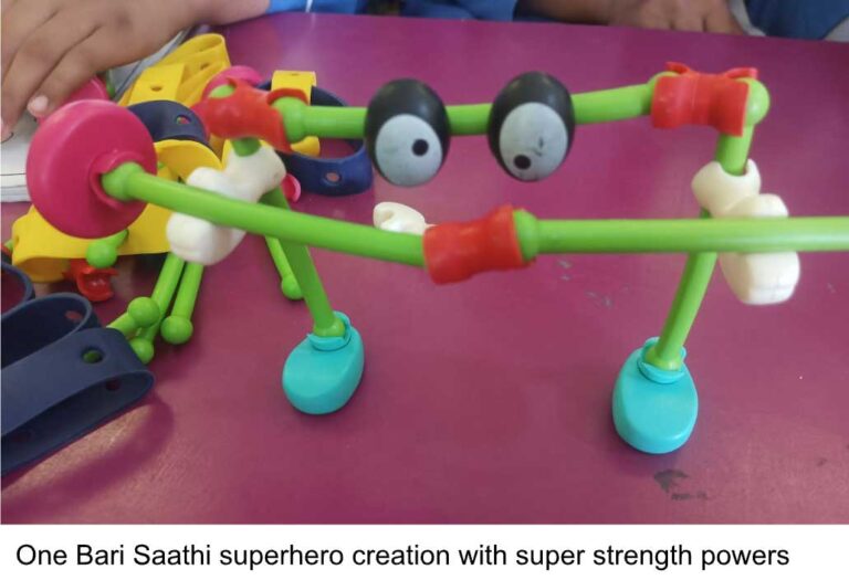 Baray Saathi Super Hero Creation